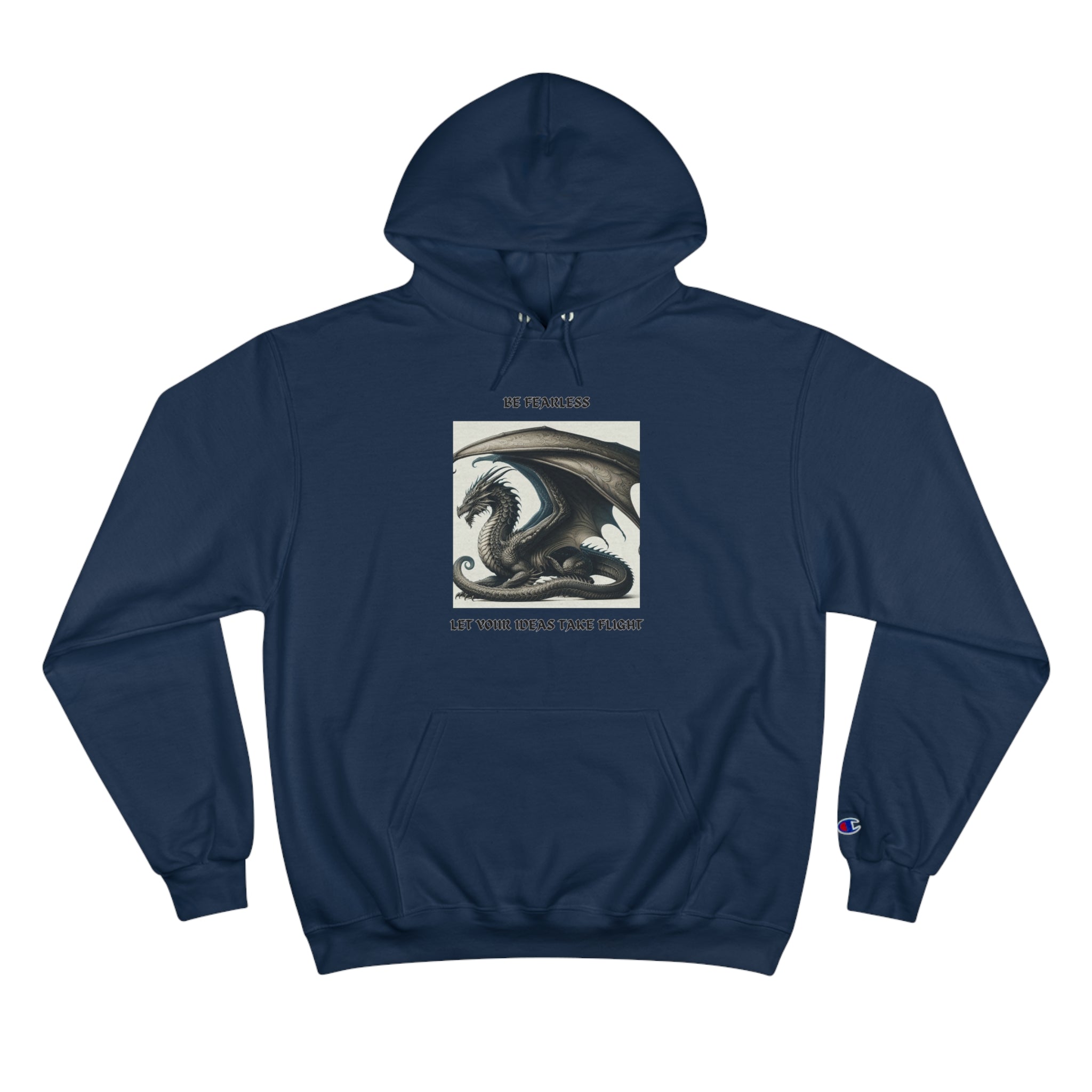 Majestic Dragon Wing Hoodie Print Street